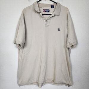 Chaps XXL Tan Collared Polo Shirt